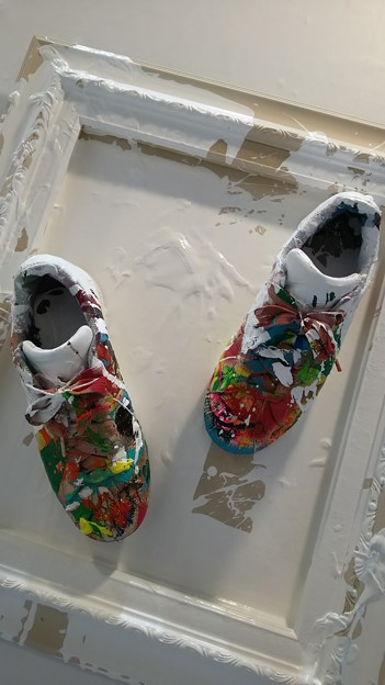 shoes ＃art ＃paint ＃靴