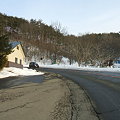 写真: 福島県道64号の冬 - 明ル坂 - 6thヘアピンカーブ - 1