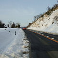 写真: 福島県道64号の冬 - 明ル坂 - 6thヘアピンカーブ - 3
