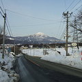 写真: 福島県道64号の冬 - 生井 - 下り坂 - 3
