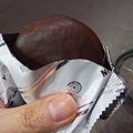 写真: 補給食の中身　シャノンケーキ　チョコバニラ