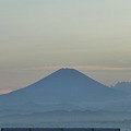 写真: 富士山のシルエット
