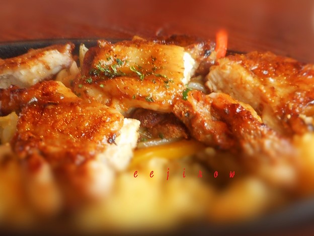 写真: 食欲の秋、アメリカ西海岸風の鶏肉料理は超美味。