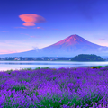 写真: 絶景ジャパンより ”河口湖富士山” （サービス画像）