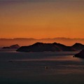 写真: 四国連山がくっきりと観える 燧灘の夕暮れ 2017.2.19
