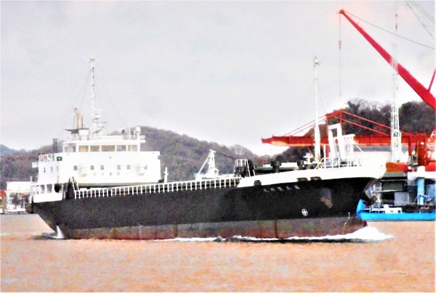 写真: 大型船舶「第五〇〇丸」が行く＠瀬戸内海・尾道水道