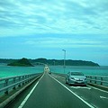 写真: 真夏の角島大橋