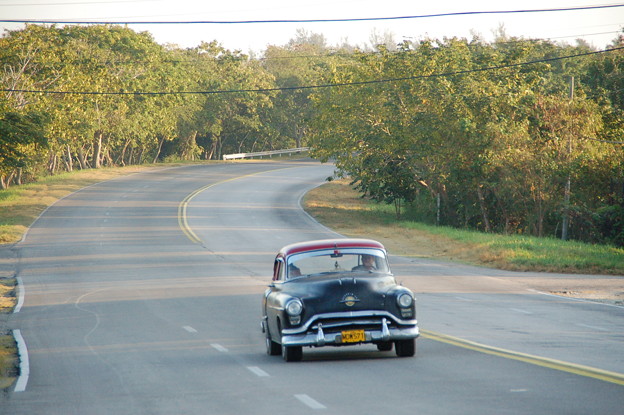 写真: キューバのクラシックカー