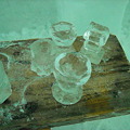 氷のグラス