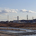 多摩川南岸の鉄塔たち
