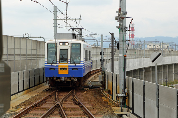 写真: えちぜん鉄道三国港行き＠福井駅