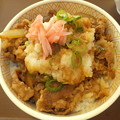 写真: おろしポン酢牛丼