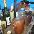 写真: ひょうたん型燗銅壺