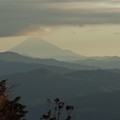 写真: 富幕山展望デッキから今朝の富士山