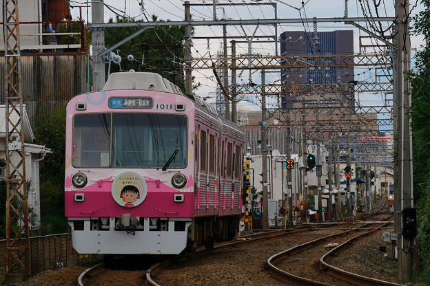 写真: 静岡鉄道　ちびまる子ちゃん