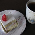 果糖ショートケーキとネパール紅茶