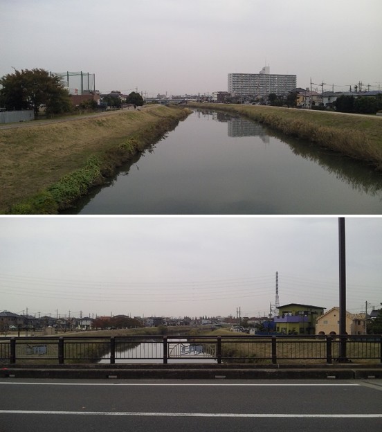 写真: 綾瀬川一ノ橋（越谷市）近藤勇護送路