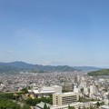 写真: 駿府城（静岡県庁別館21F展望ロビー）富士山