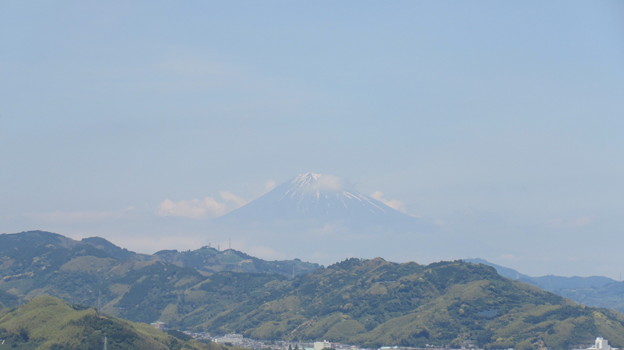 駿府城（静岡県庁別館21F展望ロビー）富士山
