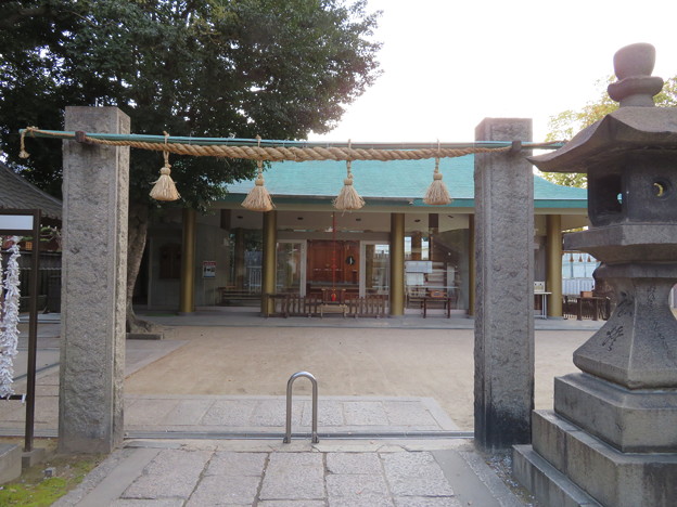 写真: 上杉景勝陣跡／八劔神社（城東区）