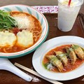 写真: 地中海のトマトスープ麺 トマトの花 イオンレイクタウンkaze店（埼玉県越谷市）