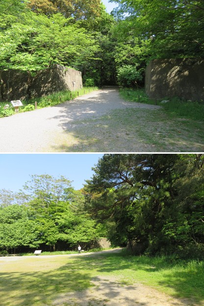 写真: 金沢城（石川県営 金沢城公園）本丸付段より
