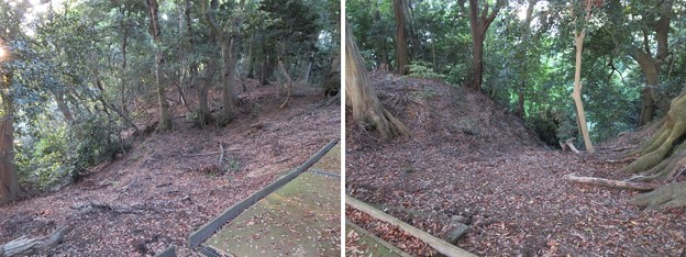 写真: 金ヶ崎城（敦賀市）三の木戸跡・水の手