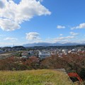 写真: 白河小峰城 本丸城塁（福島県白河市）富士見櫓跡より