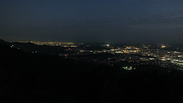 写真: 神奈川県秦野市　ヤビツ峠夜景２