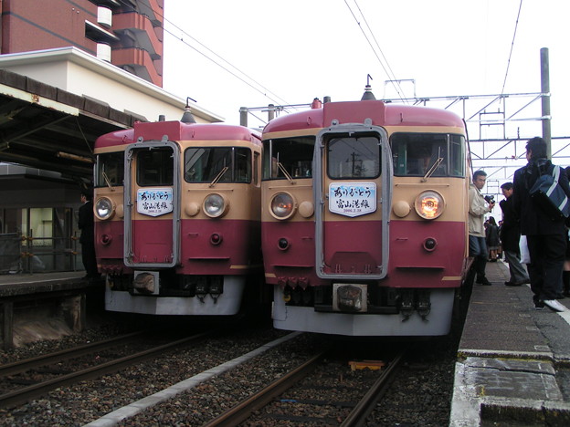 写真: #475 富山港線475系 金サワA19F・A16F　2006.2.21/2