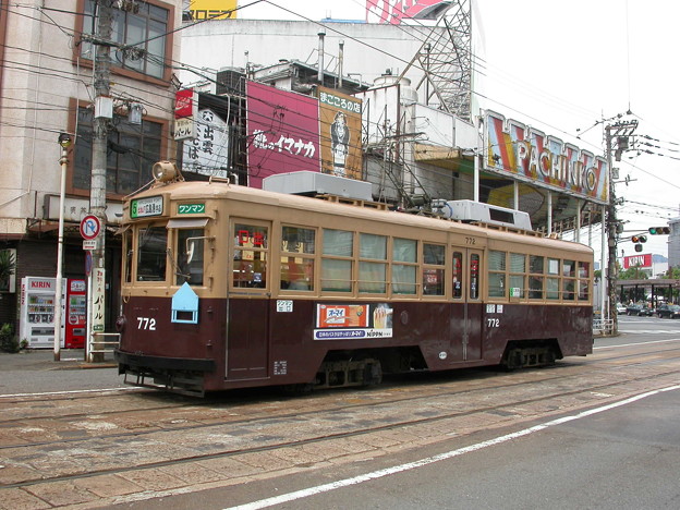 広島電鉄C#772(記号モハ)　2003-8-27