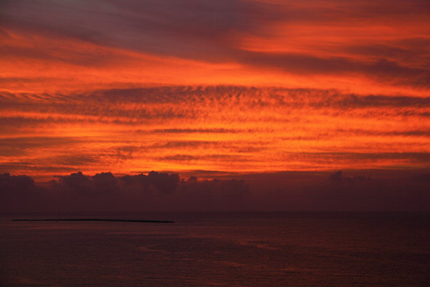 写真: 輪島の海　夕焼け (2)