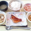 写真: ７月２４日夕食(赤魚の照り焼き) #病院食