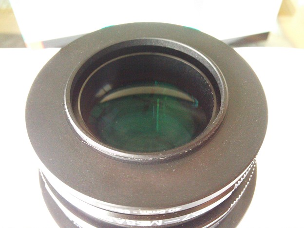 写真: コリメート撮影用アダプタの接眼部とアイピースの距離