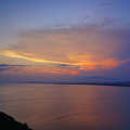 写真: 江ノ島灯台からの夕景