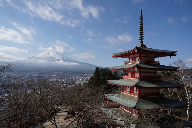 写真: 富士山瞭望點