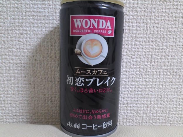 写真: WANDA「ムースカフェ 初恋ブレイク」自販機にて購入。これ楽しみにして...