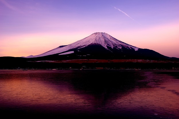 赤富士・・20140125