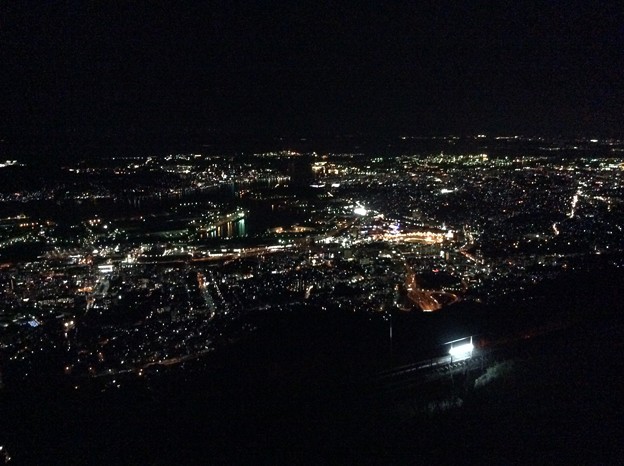 11月15日 航空祭前夜に。。新日本三大夜景 皿倉山
