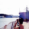写真: 駆逐艦マスティンからパノラマ風景。。3月29日