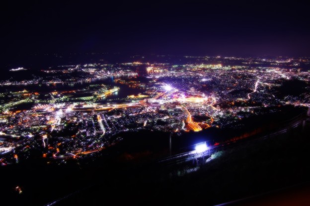 北九州八幡の工業地地帯の夜景・・20141115