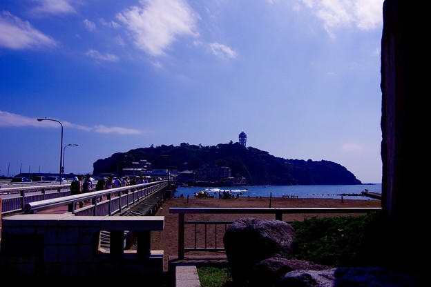 写真: 潮の香りとそよ風が。。そそぐ。。江ノ島 8月14日
