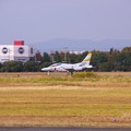 写真: 浜松基地航空祭の予行。。浜松のT-4ランディング。。11月7日