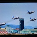写真: カメラの中から見る。。浜松基地航空祭予行ブルーインパルス。。テイクオフ 11月7日