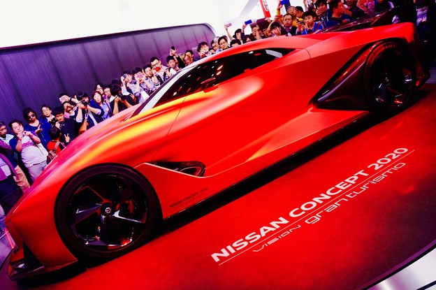 人気だったNISSAN concept 2020 グランツーリスモ(1)。。東京モーターショー2015 11月1日