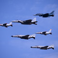 写真: 岐阜基地航空祭。。飛行開発実験団の異種多機 戦闘機たち。。