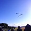写真: 天気良かった予行練習 ファントム大編隊飛行。。百里の青空で。。