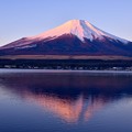 2017年元旦の初日の出。。富士山を照らし 20170101