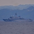 浦賀水路を通る海上自衛隊海洋観測艦しょうなん 20170516