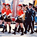 横浜消防出初式。。消防音楽隊ドリル演技 行進(2)
